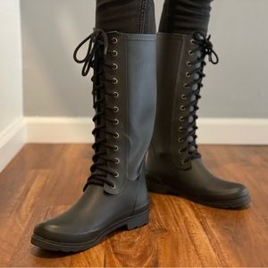 Steve Madden Lace-up Rain Boots